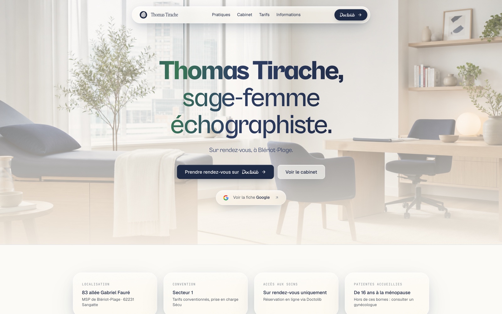 Thomas Tirache — Page d'accueil